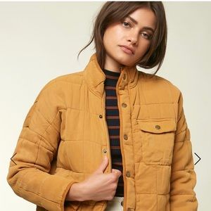 O’Neill Quilted Jacket - Mustard Yellow